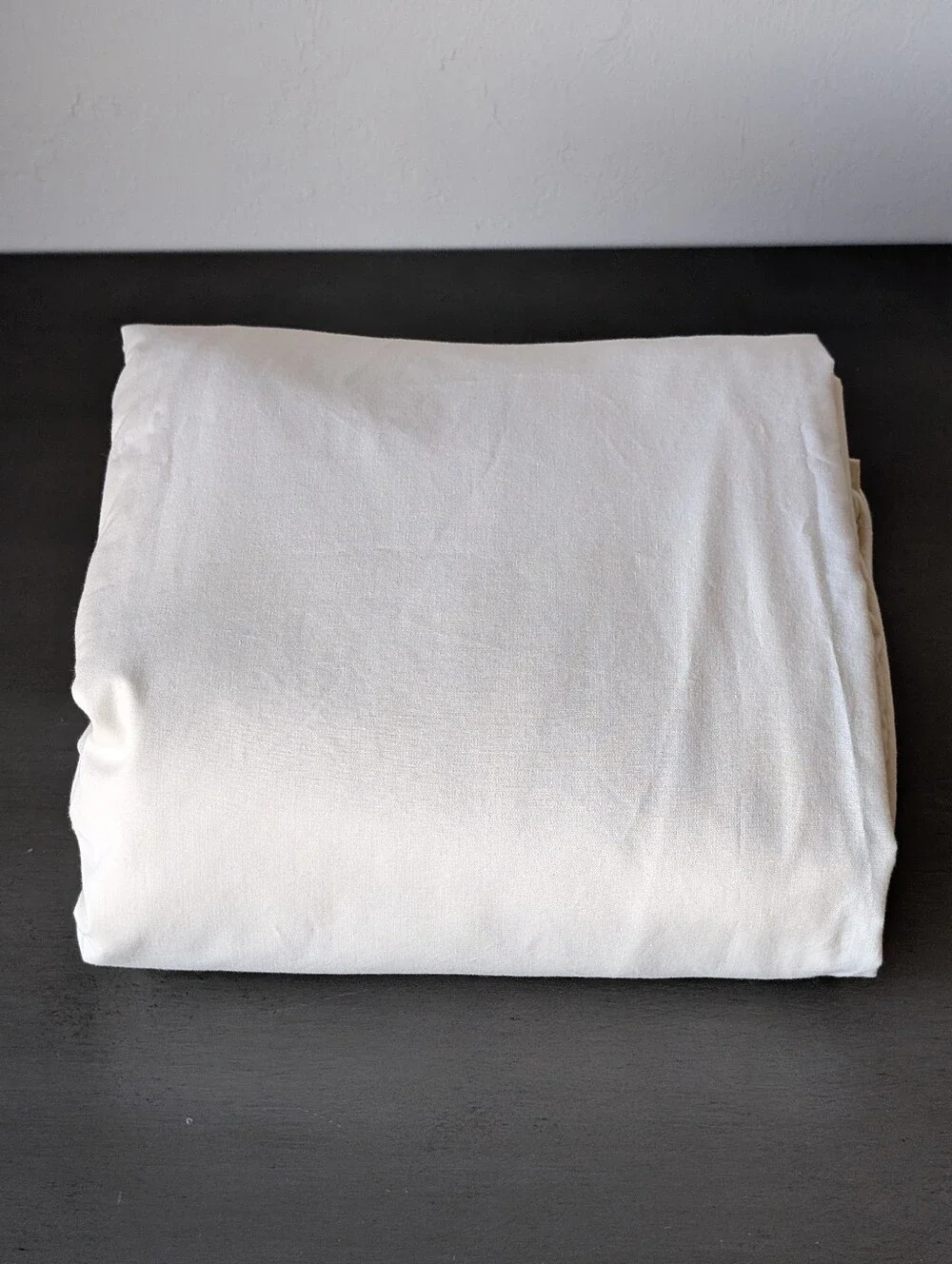 Vintage Ralph Lauren King Pale Buttercream Yellow Cotton Duvet Cover Made In USA